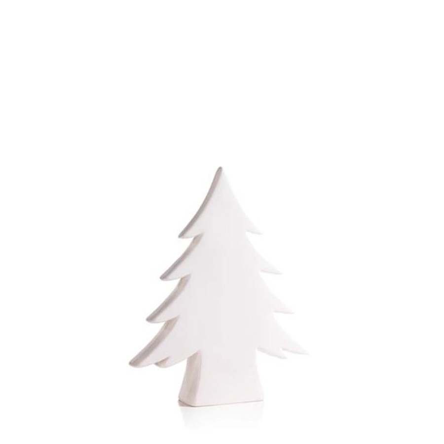 Cottage Kitchen SCHAUBEN & CO Decor | Zodax- Teton Ceramic Tree 10.75"