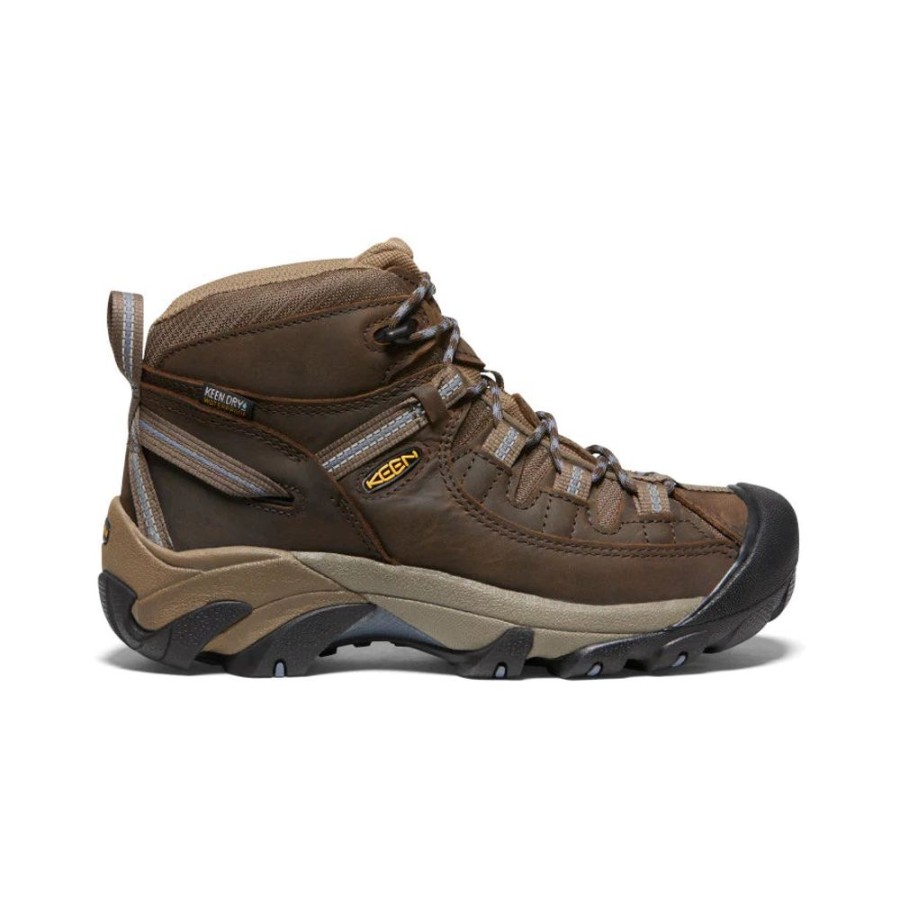 Women KEEN Casual Footwear | Keen- Women'S Targhee Ii Mid Wp Slate Blk-Flintstone