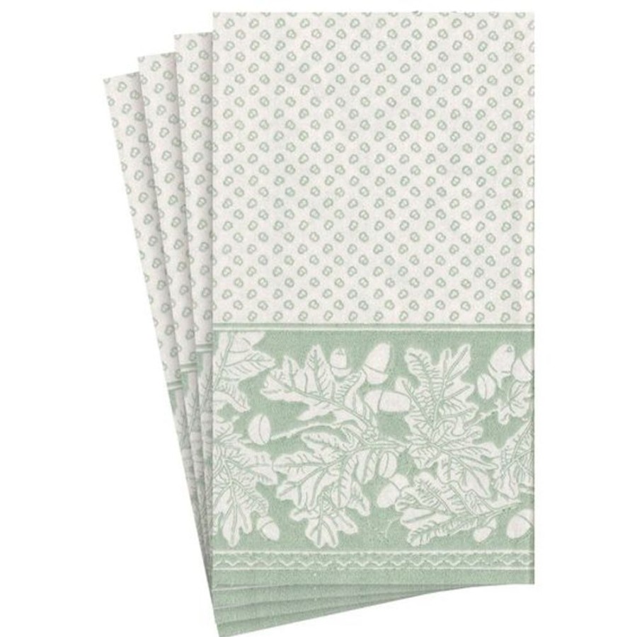 Cottage Kitchen CASPARI Napkins | Caspari- Oak Leaves & Acorns Paper Napkin