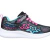 Kid SKECHERS Casual Footwear | Skechers- Kids S Lights: Jumpsters- Wishful Star Blk-Pink