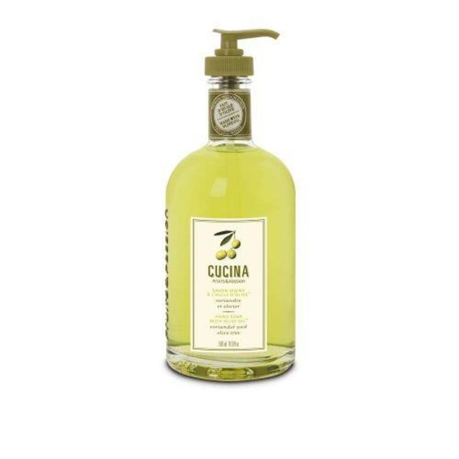 Cottage Kitchen F&P FRUITS & PASSIONS Scents | Fruits & Passion-Cucina Coriander & Olive Hand Wash 500 Ml