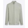 Men BUGATCHI Coats & Jackets | Bugatchi- Men'S Houndstooth Full Zip Jacket Chalk