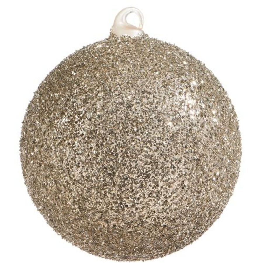 Cottage Kitchen RAZ IMPORTS Ornaments | Raz Import- Champagne Glitter Ornament