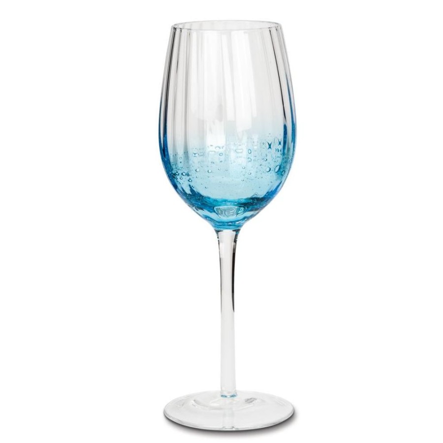 Cottage Kitchen ABBOTT Barware | Abbott- Optic Bubble White Wine Glass