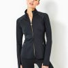 Women LILLY PULITZER Coats & Jackets | Lilly Pultizer- Upf 50+ Luxletic Tennison Jacket Black