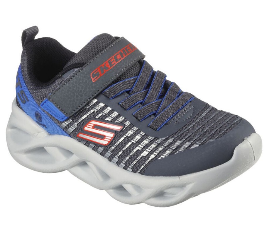 Kid SKECHERS Sneakers | Skechers- Kids Twisty Brights Athletic Shoe Navy