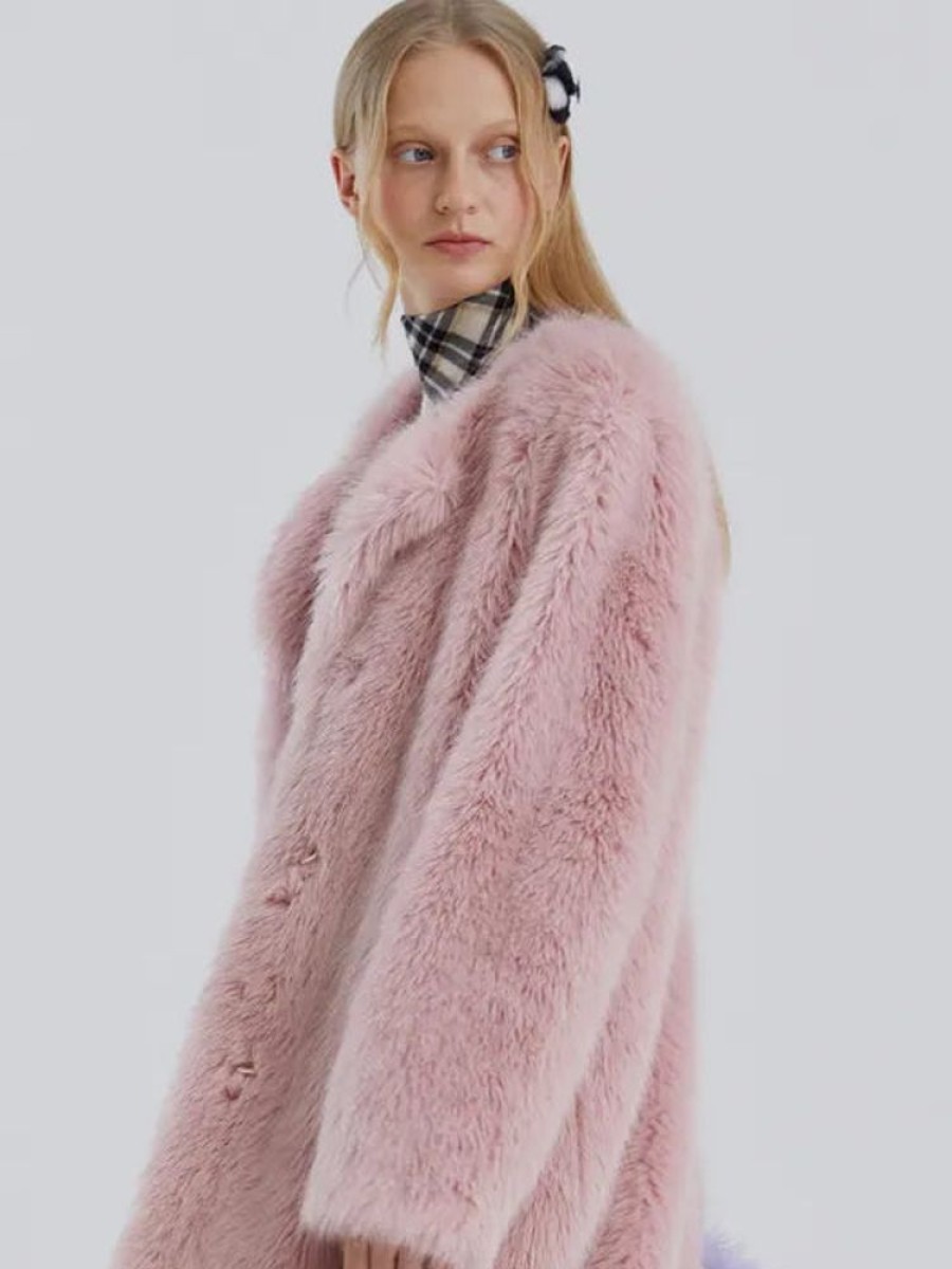 Women MOLLIOLLI Coats & Jackets | Molliolli- Women'S Weather Coat Pink