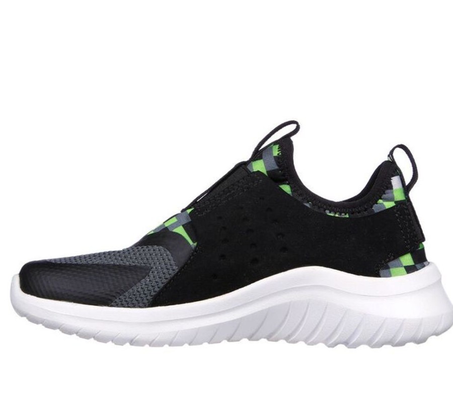 Kid SKECHERS Casual Footwear | Skechers- Kids Mega-Craft Ultra Flex 2.0 Athletic Shoe Black