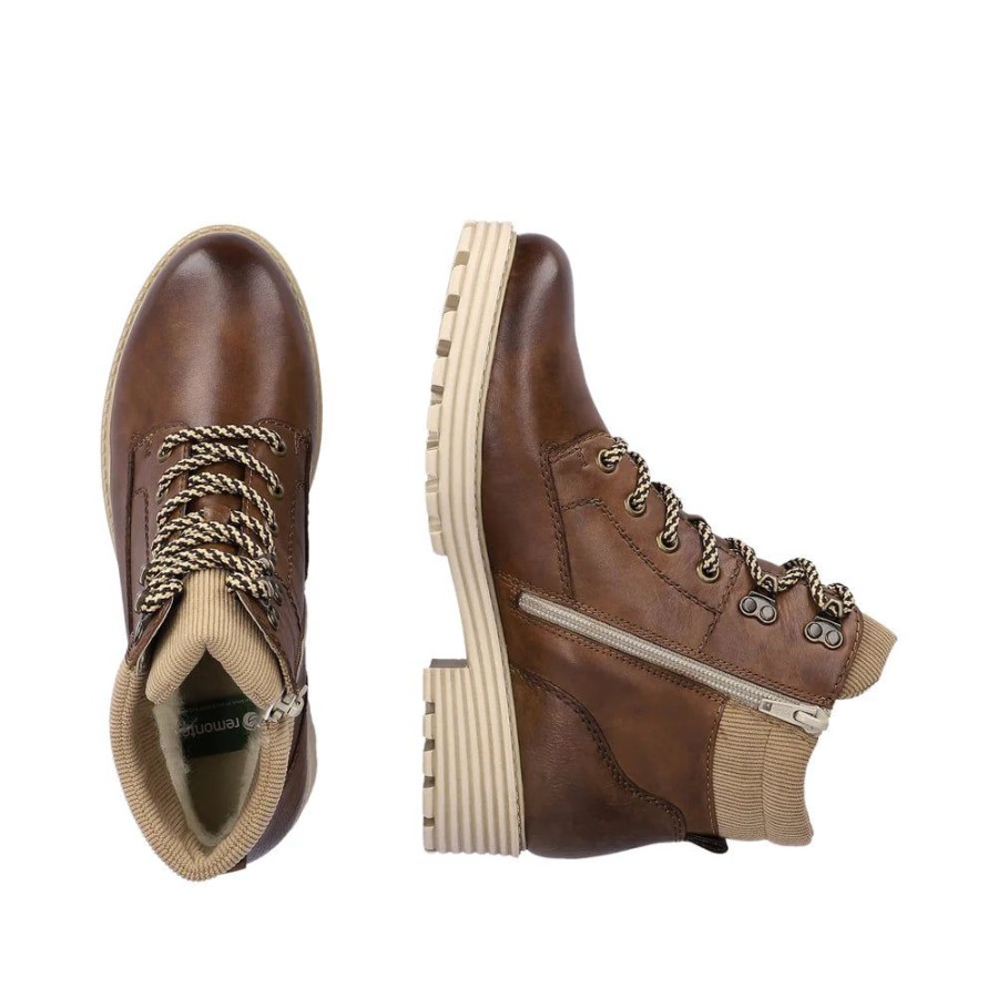 Women REMONTE Casual Footwear | Remonte- Ladies Boot D0W75-22 Chestnut