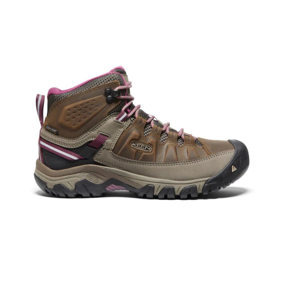 Women KEEN Casual Footwear | Keen- Women'S Targhee Iii Mid Weiss-Boysenberry