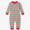 Kid HATLEY Sleepwear | Hatley- Baby Jingle All The Way Onesie Striped