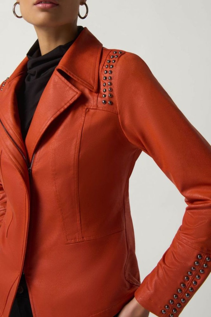 Women JOSEPH RIBKOFF Coats & Jackets | Joseph Ribkoff- Women'S Knotched Jacket Tandori