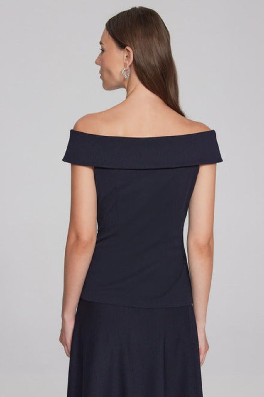 Women JOSEPH RIBKOFF Tops | Joseph Ribkoff- Drop Sleeve Top Midnight Blue