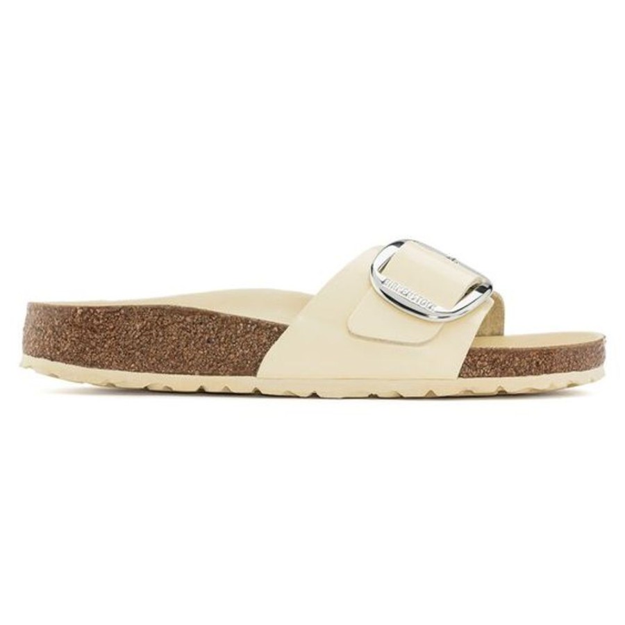 Women BIRKENSTOCK Casual Footwear | Birkenstock- Women'S Madrid Big Buckle High Shine Sandal Butter