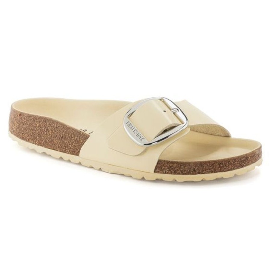 Women BIRKENSTOCK Casual Footwear | Birkenstock- Women'S Madrid Big Buckle High Shine Sandal Butter