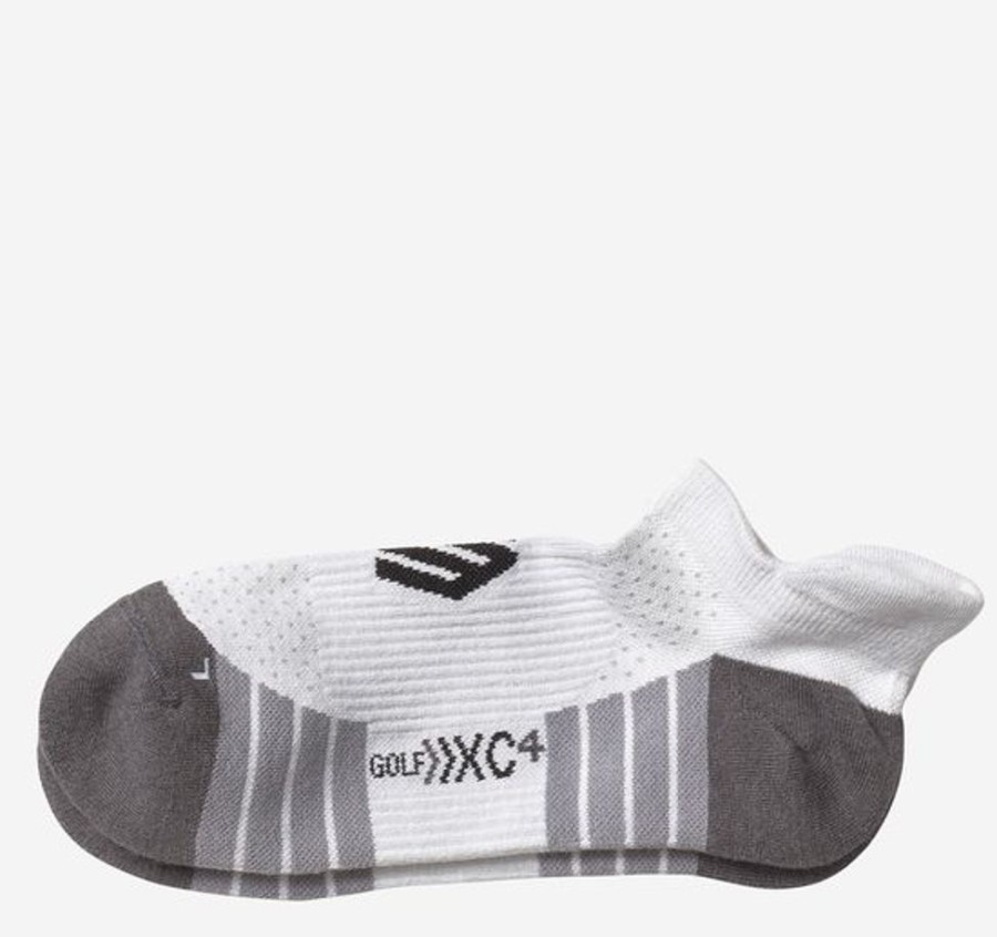 Men JOHNSTON & MURPHY Golf Wear | Johnston & Murphy- Men'S Xc4® Performance Golf Socks White