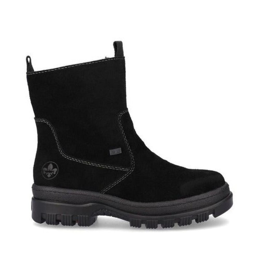 Women RIEKER Winter Boots | Rieker- Women'S X8250-00 Winter Boot Black