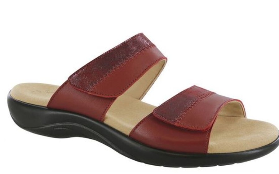 Women SAS Casual Footwear | Sas- Ladies Nudu Sandal Ruby-Cabernet