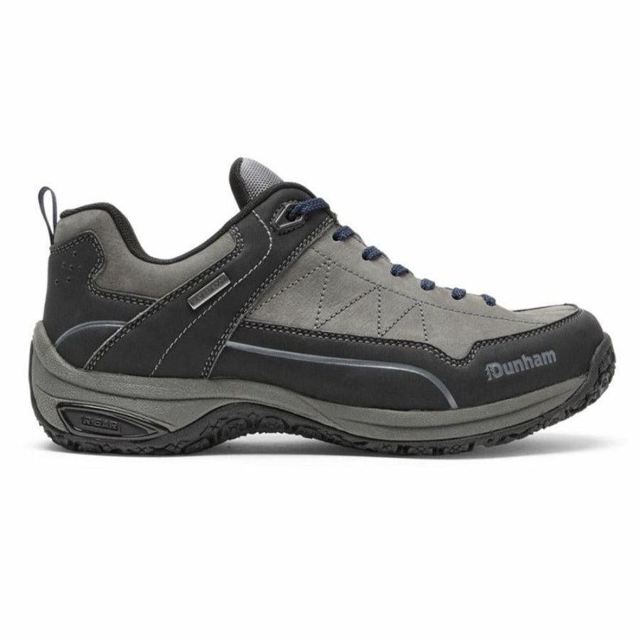 Men DUNHAM Sneakers | Dunham- Men'S Ludlow Cloud Plus Shoe Grey-Black