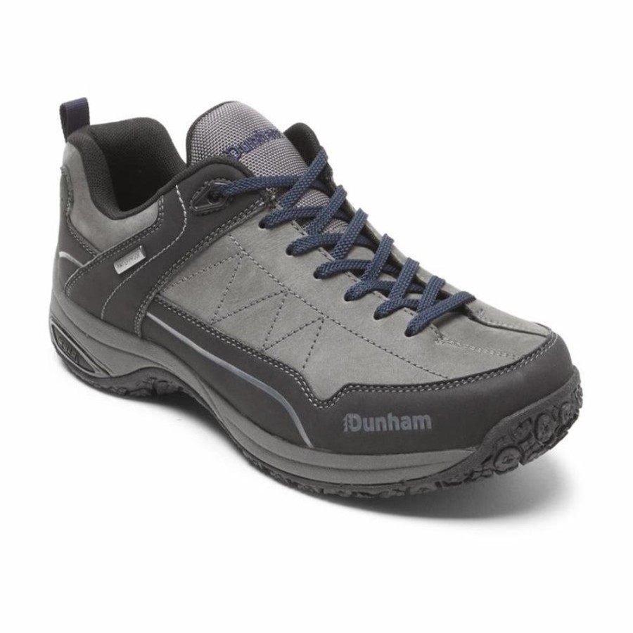 Men DUNHAM Sneakers | Dunham- Men'S Ludlow Cloud Plus Shoe Grey-Black