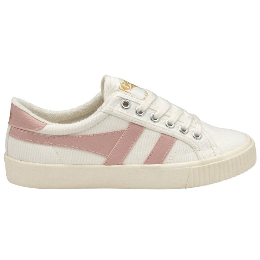 Women GOLA Sneakers | Gola- Women'S Tennis Mark Cox Sneakers Offwhite-Pink