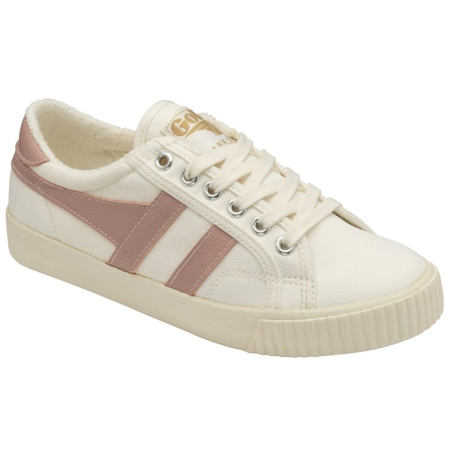 Women GOLA Sneakers | Gola- Women'S Tennis Mark Cox Sneakers Offwhite-Pink