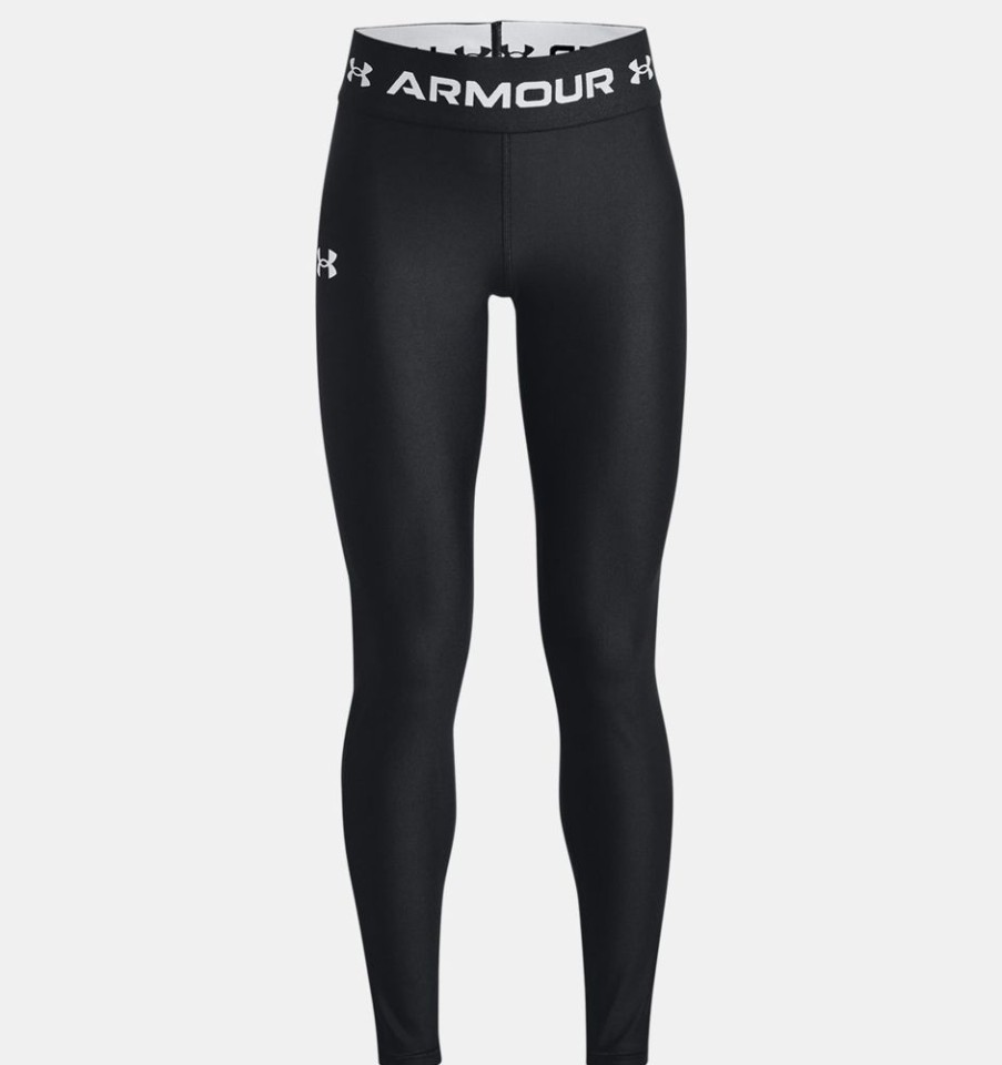 Kid UNDER ARMOUR Bottoms | Under Armour- Girls' Heatgear® Leggings Black