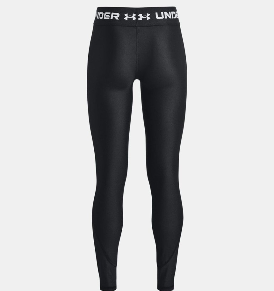 Kid UNDER ARMOUR Bottoms | Under Armour- Girls' Heatgear® Leggings Black