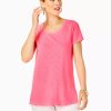 Women LILLY PULITZER Tops | Lilly Pulitzer- Etta Scoop Neck Top