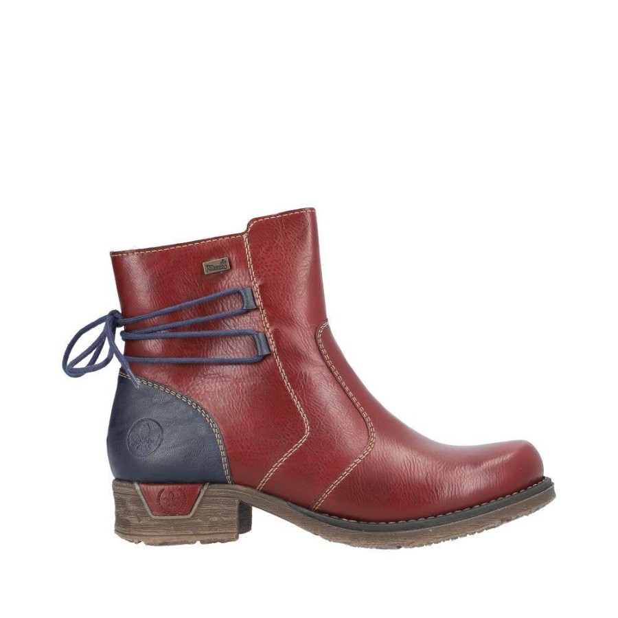 Women RIEKER Winter Boots | Rieker- Women'S 79692-35 Winter Boot Wine