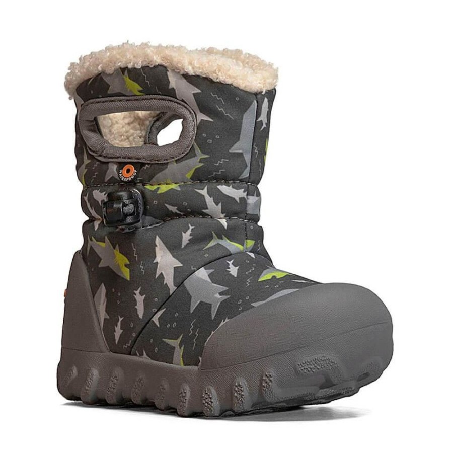 Kid BOGS Winter Boots | Bogs- Little Kids Bmoc Winter Boot Grey