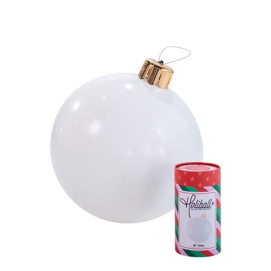 Cottage Kitchen HOLIBALL Decor | Holiball- 18" White Inflatable Ball