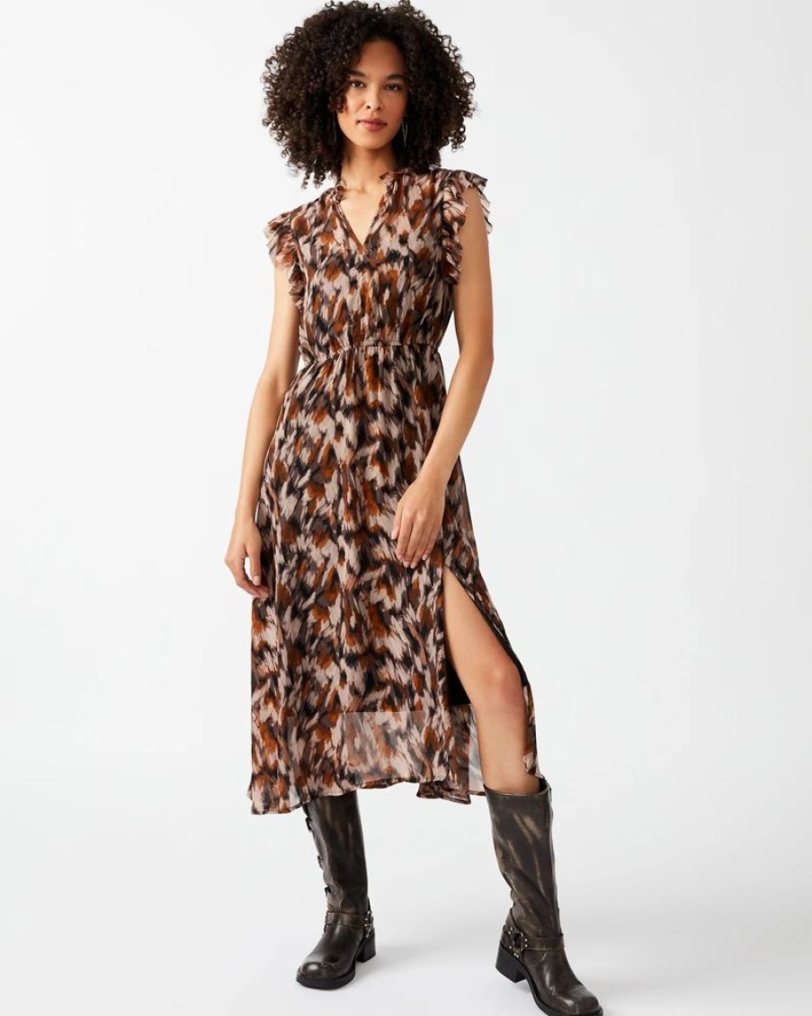 Women STEVE MADDEN Dresses | Steve Madden- Allegra Dress Oak Buff