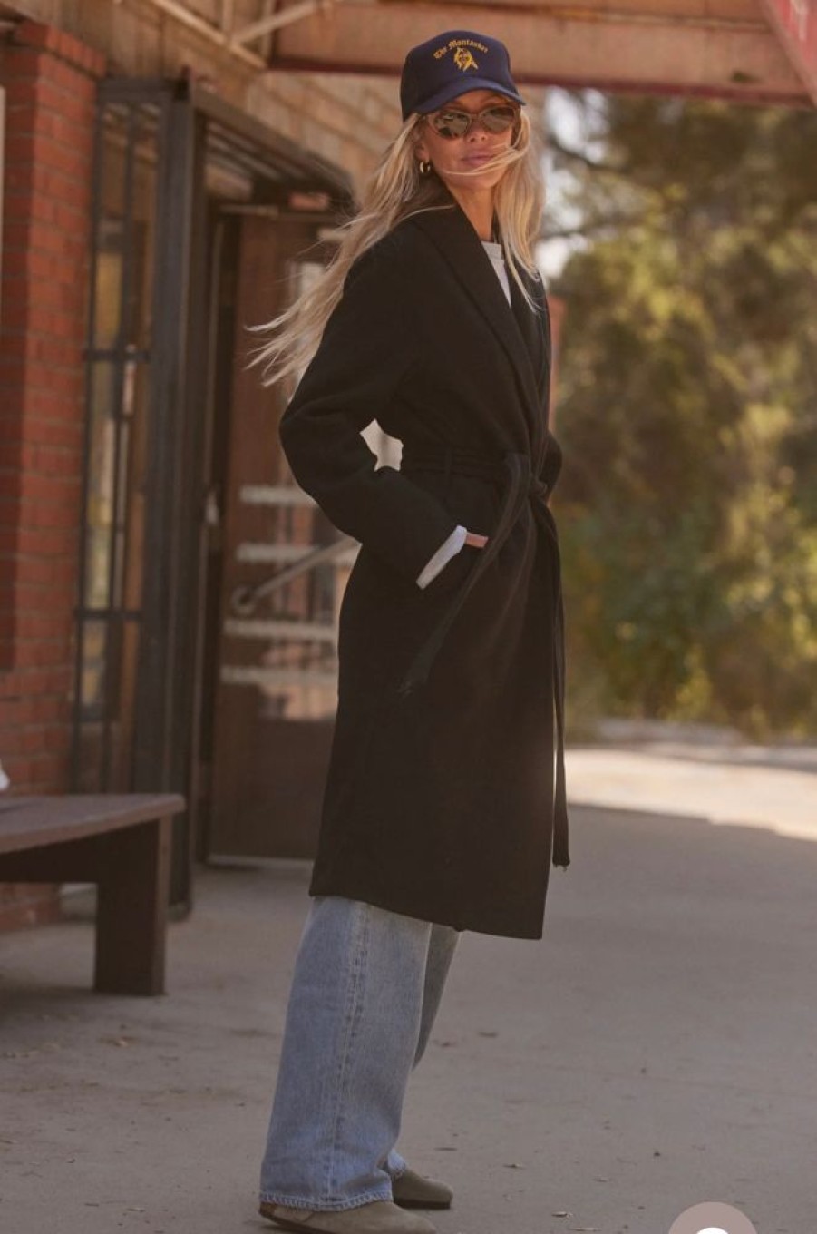 Women GENTLE FAWN Coats & Jackets | Gentle Fawn- Women'S Bennet Coat Black