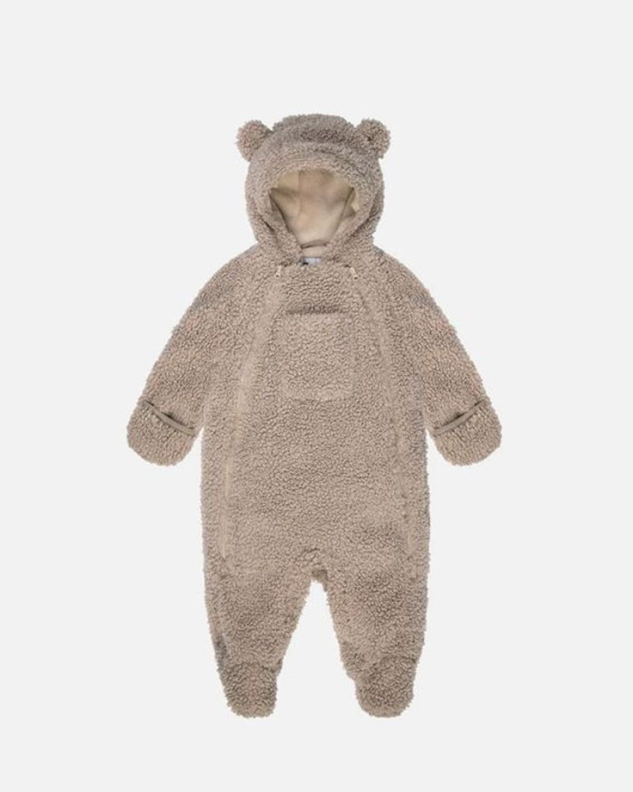 Kid 7AMENFANT Jackets & Outwear | 7Am Enfant- Baby Teddy Jumpsuit Oatmeal