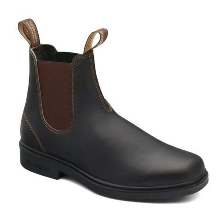 Women BLUNDSTONE Casual Footwear | Blundstone-Women'S 067 Dress Stout Brown Boot Dark Brown