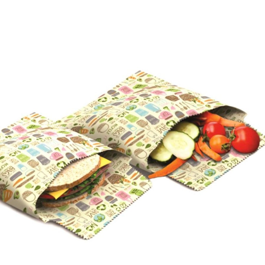 Cottage Kitchen DANESCO Gadgets | Danesco- Beeswax Sandwich Bags-2Pk