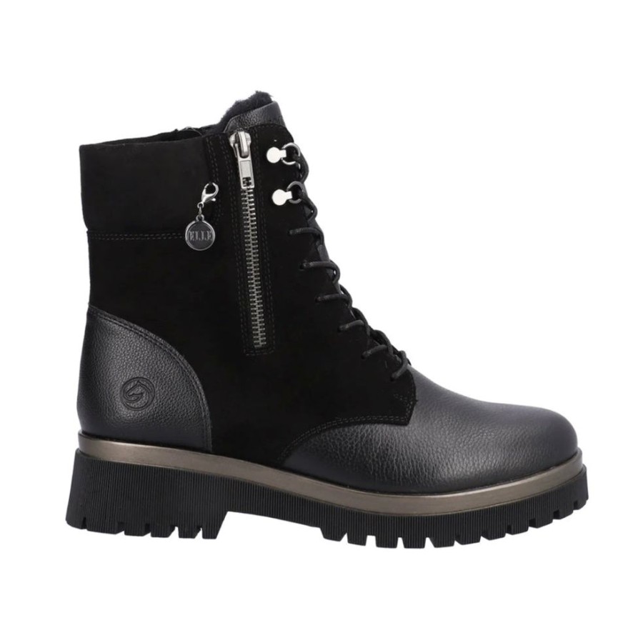 Women REMONTE Casual Footwear | Remonte- Ladies Boot D1B73-01 Black