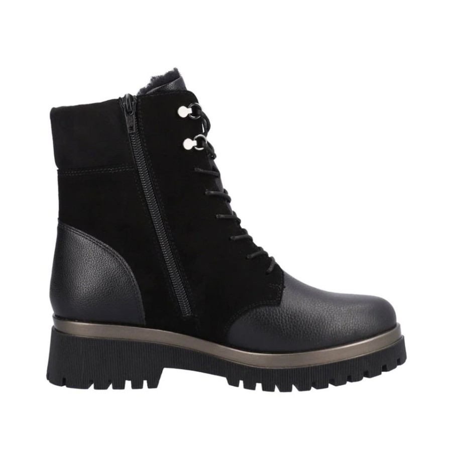 Women REMONTE Casual Footwear | Remonte- Ladies Boot D1B73-01 Black