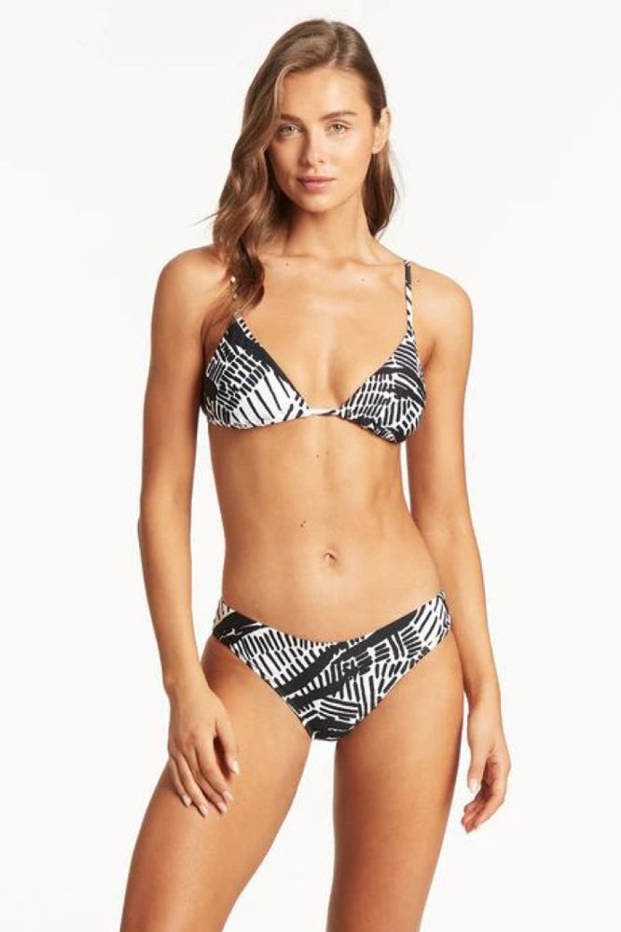 Women SEA LEVEL Tops | Sea Level- Ladies Pampas Tri Swim Top Black