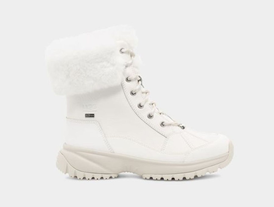 Women UGGS Casual Footwear | Ugg- Women'S Yose Fluff Winter Boot White