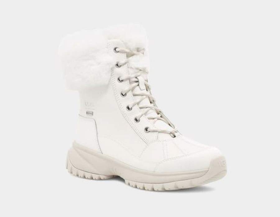 Women UGGS Casual Footwear | Ugg- Women'S Yose Fluff Winter Boot White