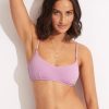 Women SEAFOLLY Tops | Seafolly- Ladies Sea Dive Bralette Swim Top Lilac