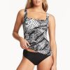 Women SEA LEVEL Tops | Sea Level- Ladies Papmpas Square Neck Singlet Swim Top Black