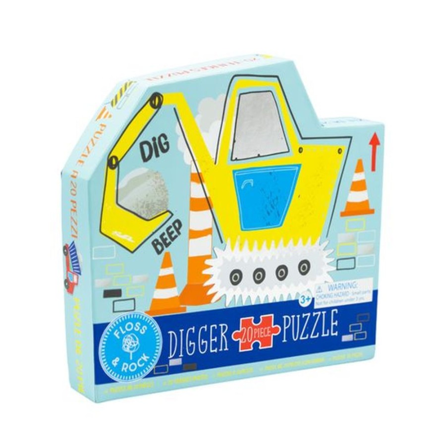 Kid FLOSS & ROCK Toys | Floss & Rock- Digger Puzzle