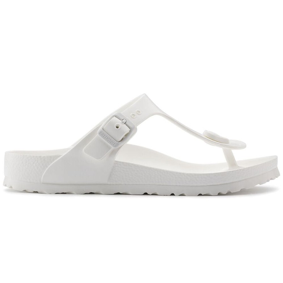 Men BIRKENSTOCK Sandals | Birkenstock- Unisex Gizeh Eva Sandal White