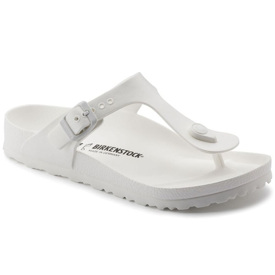 Men BIRKENSTOCK Sandals | Birkenstock- Unisex Gizeh Eva Sandal White