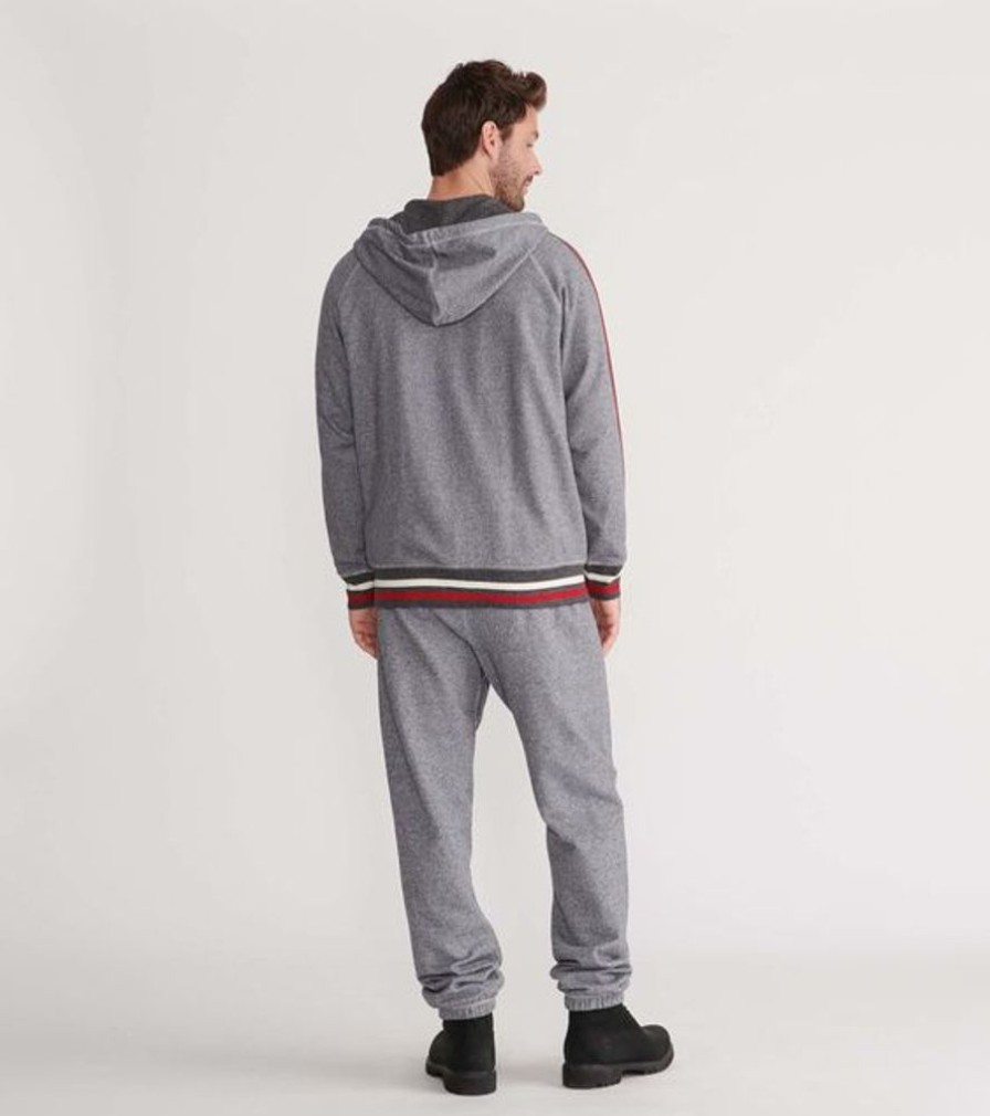 Men HATLEY Sleepwear & Lounge | Hatley- Men'S Marled Bear Joggers Grey