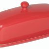 Cottage Kitchen DANICA Kitchenware | Danica- Rectangular Butter Dish Red