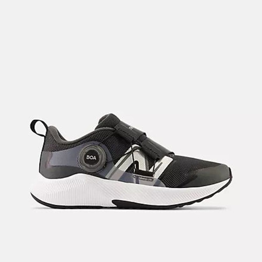 Kid NEW BALANCE Casual Footwear | New Balance- Kids Dynasoft Reveal V4 Boa Athletic Shoe Blacktop